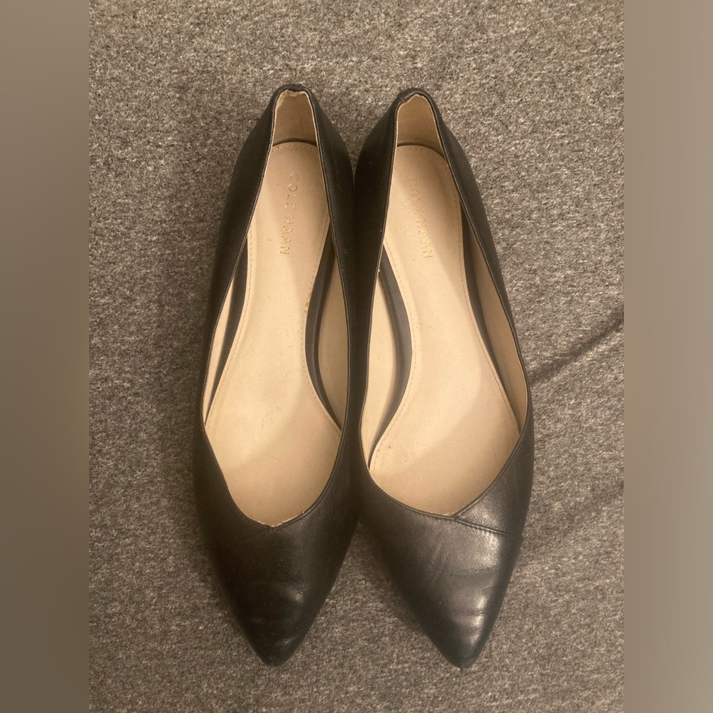 Black Cole Haan Flats